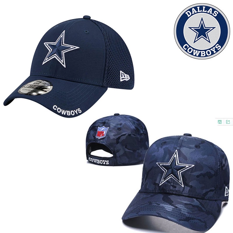 Youth Dallas Cowboys New Era Realtree Camo/Navy Team Color Star Logo Neo  39THIRTY Flex Hat