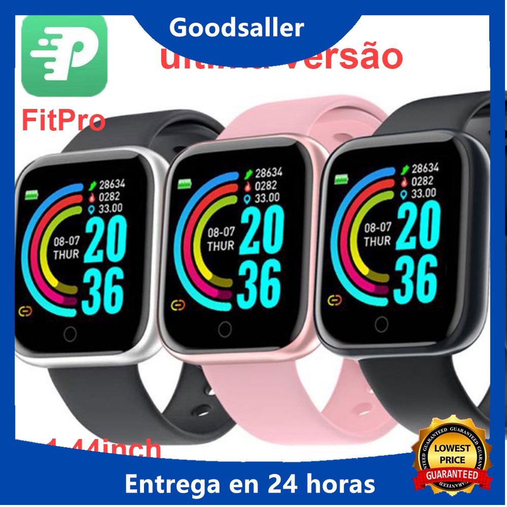 Fitpro Y68 D20 Smart Watch Waterproof Bluetooth Blood Pressure Fitness