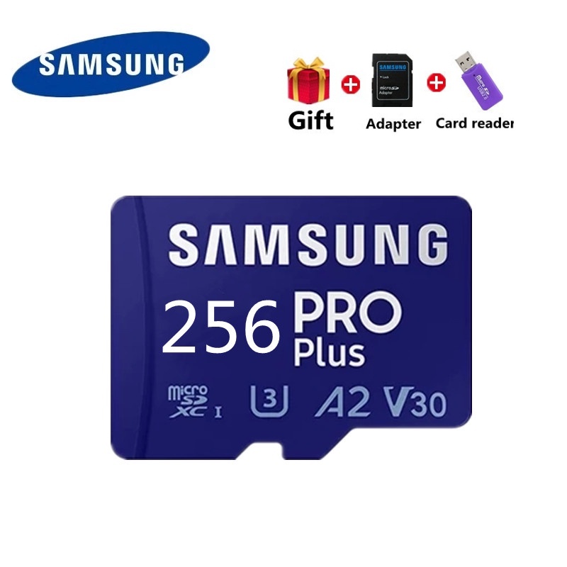 SAMSUNG PRO Plus Tarjeta De Memoria Micro SD 16GB 32GB 64GB Microsd 128GB 256GB 512GB 1024GB TF U3 4K Flash Shopee Mexico