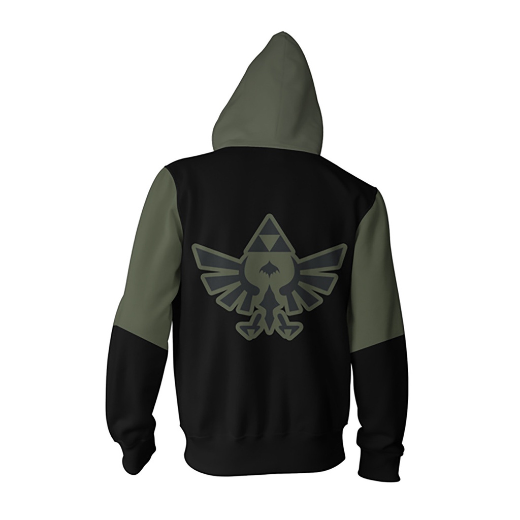 The Legend of Zelda Zipper Hoodie 3D Print Jacket Fashion Coat Outerwear