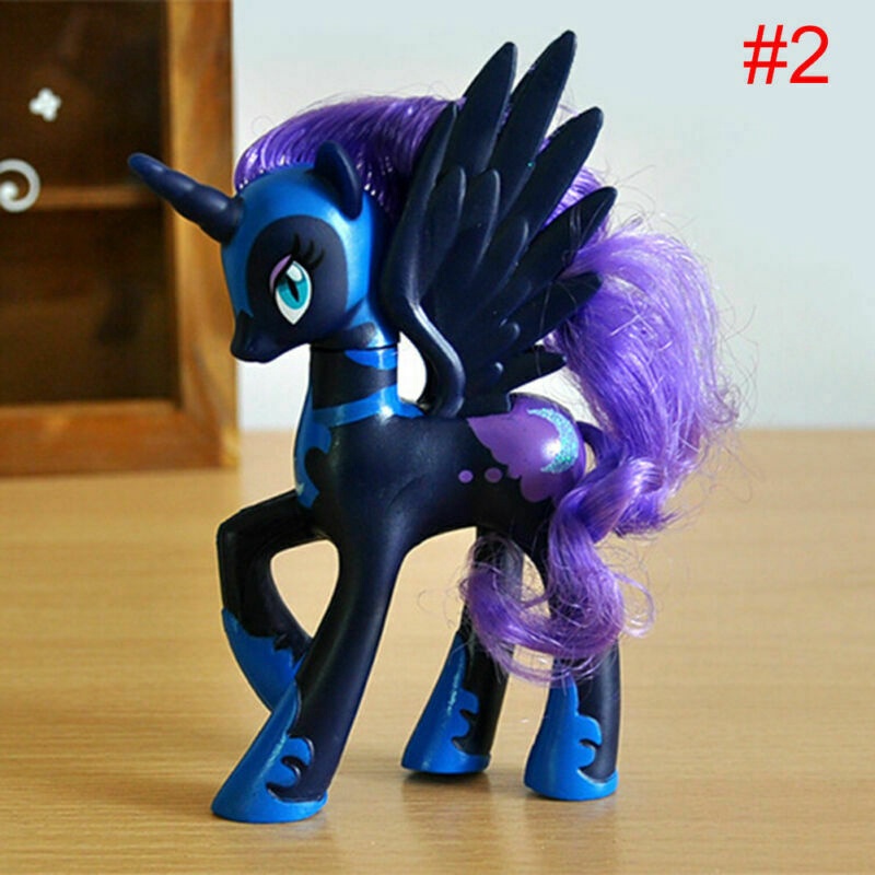 My Little Pony Anime Luna Princesa Celestia Sol 14cm Modelo De PVC ...