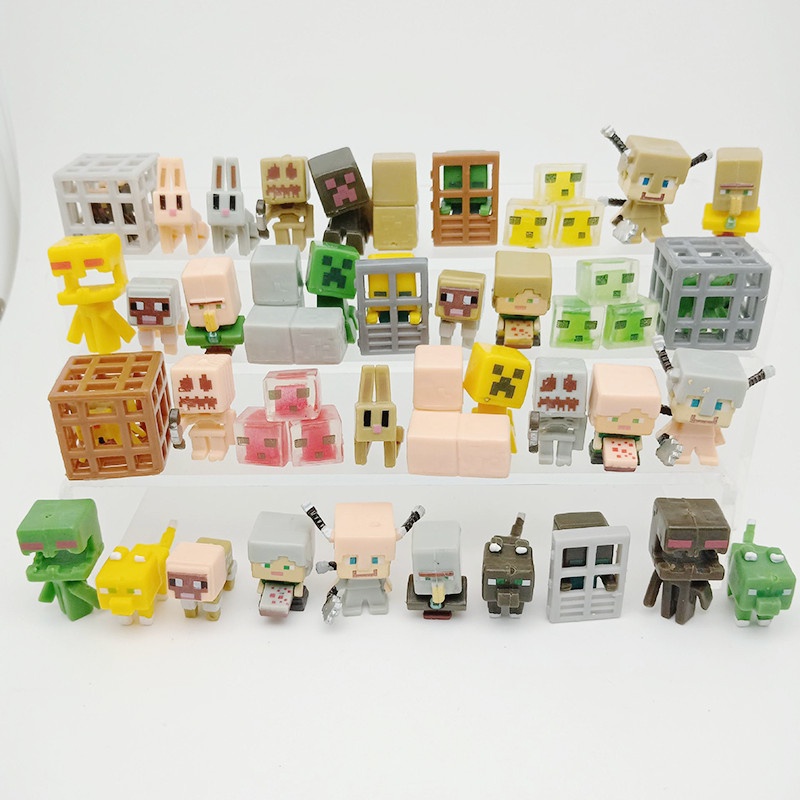 Juguetes de cheap minecraft mini figuras