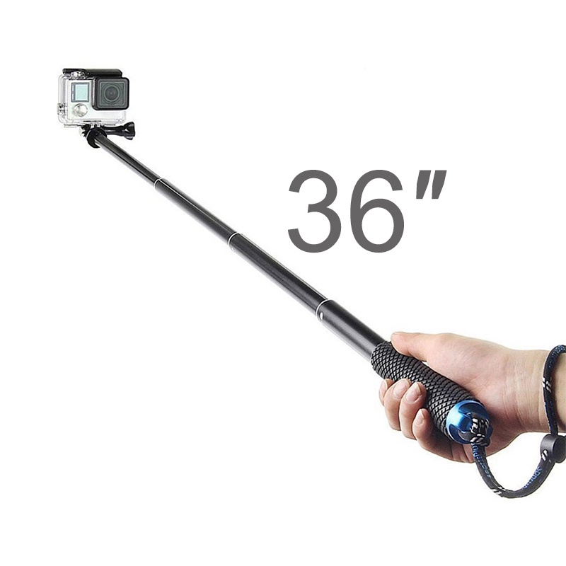 Palo selfie extensible de mano para Gopro, palo selfie para Gopro