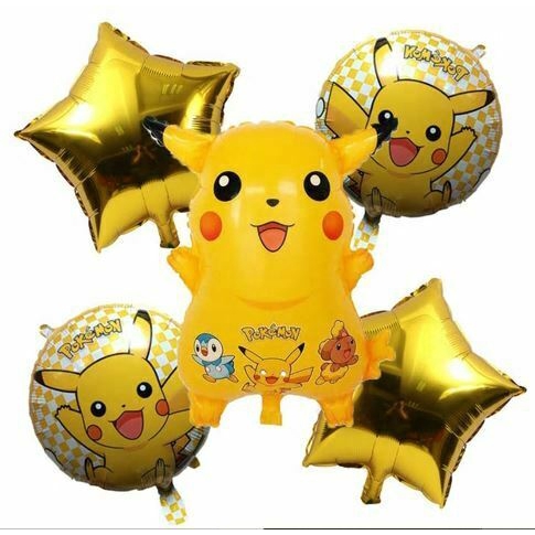 11 piezas Pokemon Pikachu Globo Ramo Decoración Fiesta Feliz Cumpleaños  Super Hero