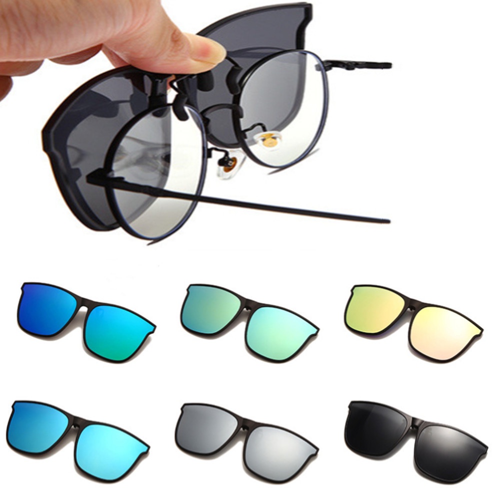 Lentes De Sol Polarizantes Con Clip Miopía Para Hombre Y Mujer/Cambio De Color / | Shopee México