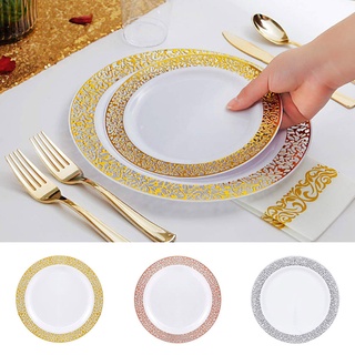 Regalos de fiesta de cumpleaños de oro rosa para mujer, platos y  servilletas de oro rosa, suministros de fiesta, platos y tazas de papel  desechables