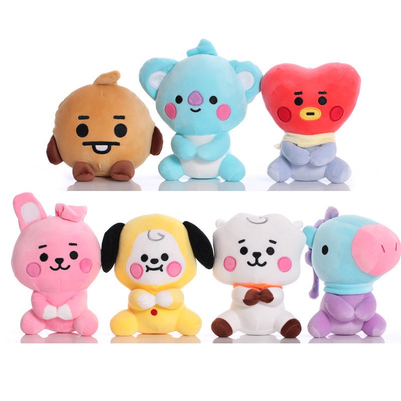 KPOP BTS Peluche KOYA MANG RJ SHOOKY TATA BT21 Mu eca Juguetes