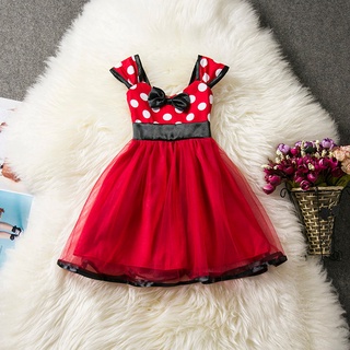 Lindos Vestidos De Minnie Mouse Para Bebé Niñas Cumpleaños Juego De Rol  Vestido Para Niños Disfraz De Halloween Ropa De | Shopee México