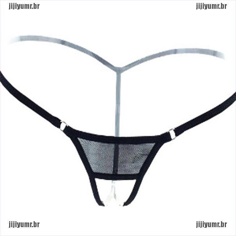 Ropa interior de Jiji para mujer lencer a bragas Tanga Sexy Mini