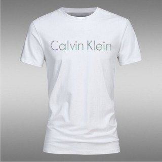 Calvin Klein's Nuevo Ck Camiseta De Manga Corta Casual Algodón Loog Impreso  Cuello Redondo | Shopee México