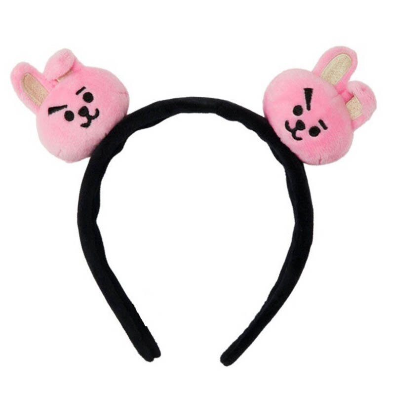 Cute BTS Cartoon Headband Mujer Ninas Oveja Accesorios Para El Cabello Encantador Perro Conejo BT21 Hair Hoop Estilo Coreano