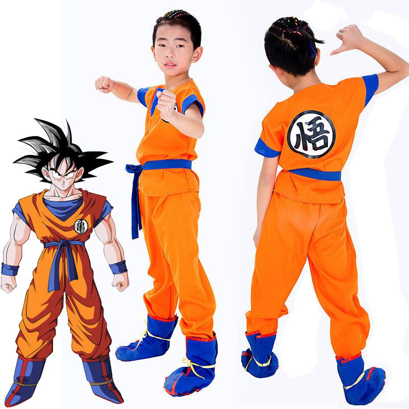 Niños Anime Dragon Ball Z Goku Cosplay Peluca Azul Mezcla De Colores Fiesta  Disfraces Halloween Evento De Navidad