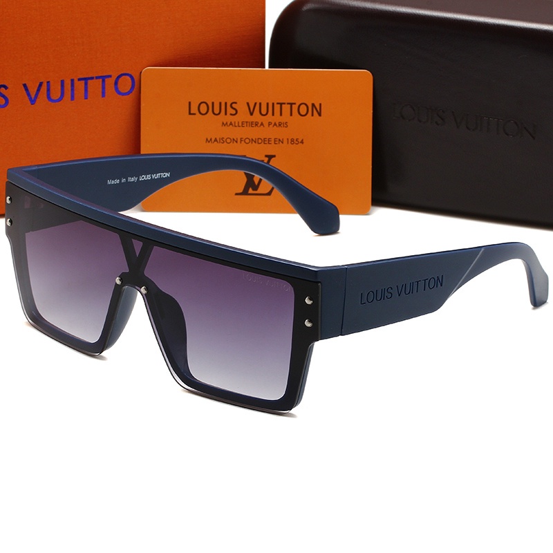 Gafas De Sol Vintage Para Hombre Y Mujer , Rectangular , Ovalada Y Cuadrada  , Marca LV Designer , UV400