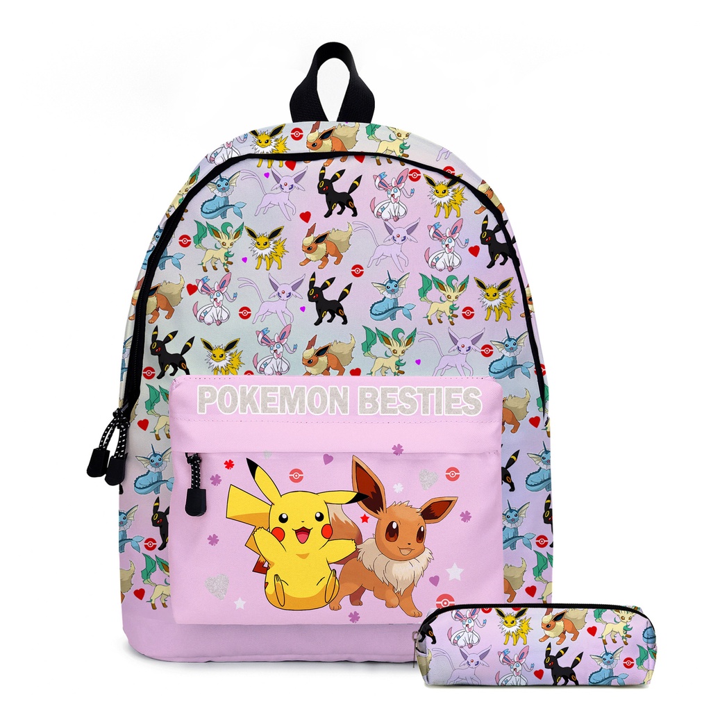 Mochilas Pokemon Mochila De Anime pikachu pokemon Escuela Primaria Estudiante Bolsa Escolar Ninos Estuche De Lapices Nina Mochilas Escolares Shopee Mexico