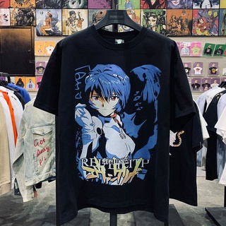 Camisetas femininas masculinas anime japonês Y2K Preppy Camisetas
