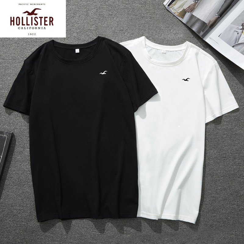 Playera manga corta Hollister cuello redondo para mujer