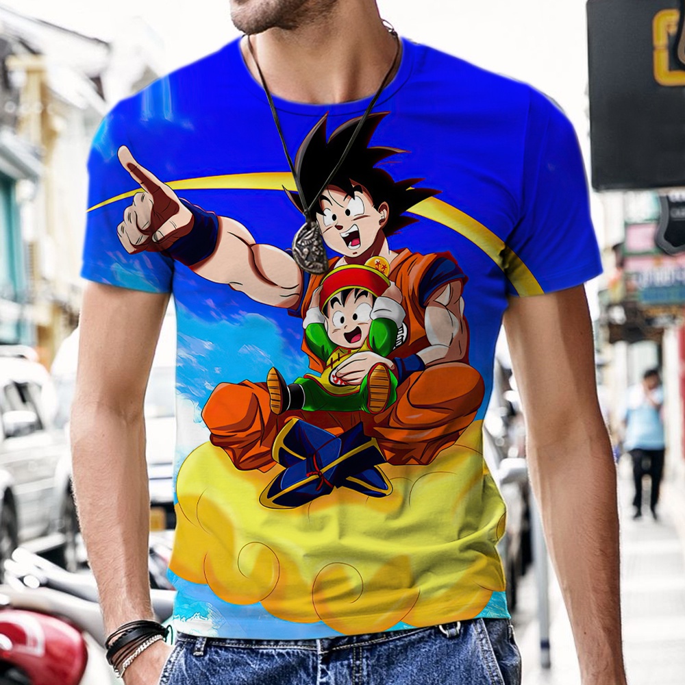 2022 Dragon Ball Z Goku Camisa Ropa De Verano De Dibujos Animados Camisetas Para Hombres Mujeres Anime Homme Camiseta De Manga Corta Shopee Mexico