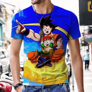 2022 Dragon Ball Z Goku Camisa Ropa De Verano De Dibujos Camisetas Para Hombres/Mujeres Homme Camiseta De Manga Corta | México