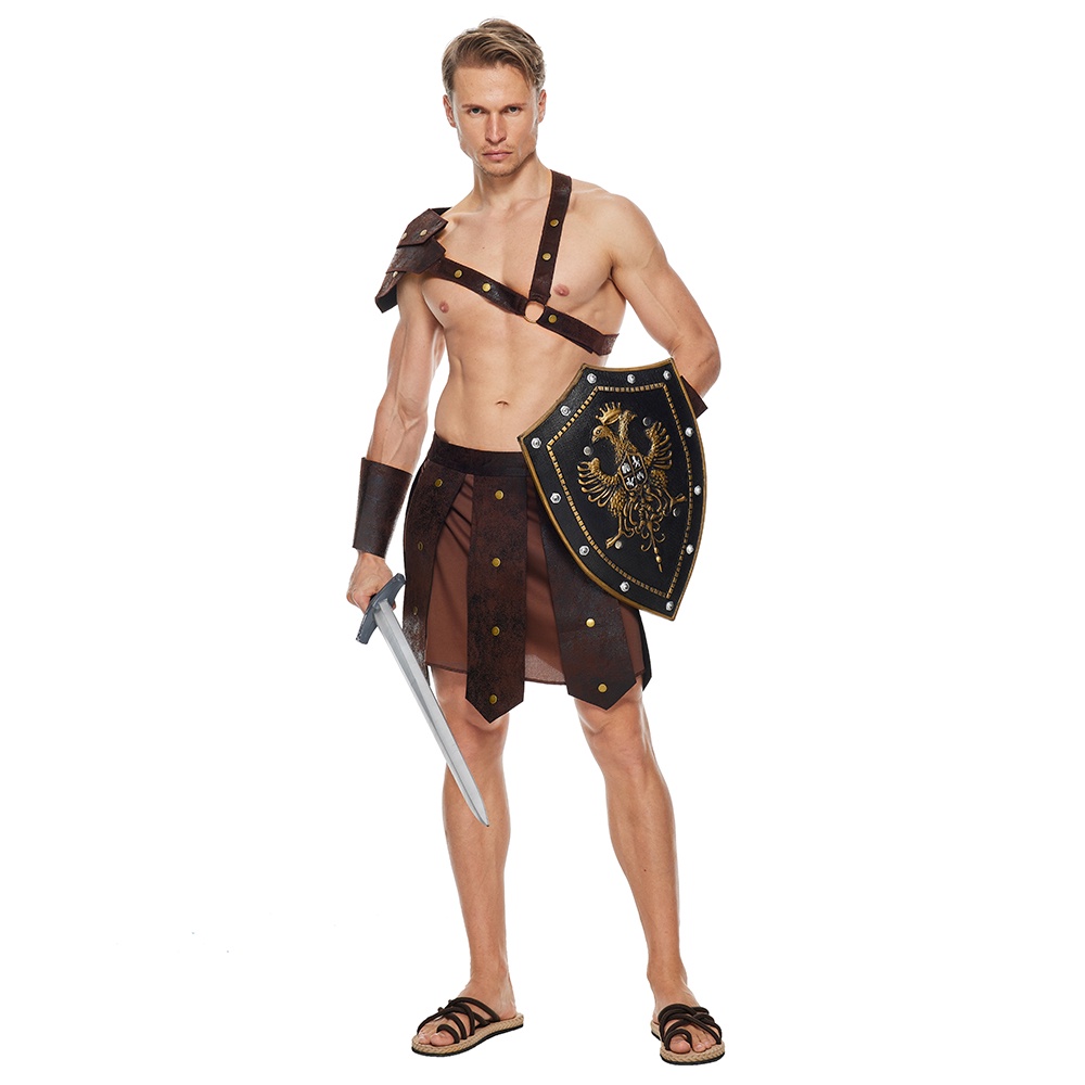 frio Disco Enorme Juego De Disfraces De Gladiador Imperio Romano Para Hombres , Armadura De  Halloween Soldado , Trajes De Rol Para Adultos , Juegos De Fiesta Guerrero  Griego Espartano | Shopee México