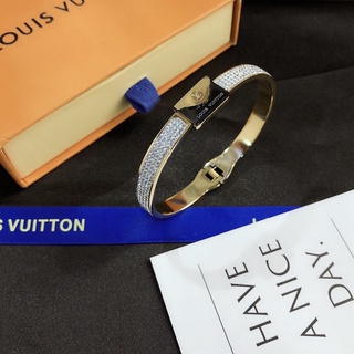 LV Brazalete De Acero Titanio Louis Vuitton Joyería Para Mujer