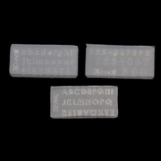  Moldes de resina de letras hacia atrás, moldes de silicona con  números del alfabeto para resina, moldes epoxi para hacer llaveros de  joyería, kit de moldes de fundición de bricolaje para