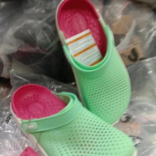 Mujer Crocs sandalias/Crocs Literide zueco - azul marino/rosa | Shopee  México