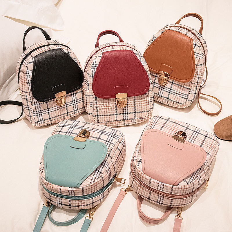 Bolso Mochila De Hombro Coreano Para Mujer