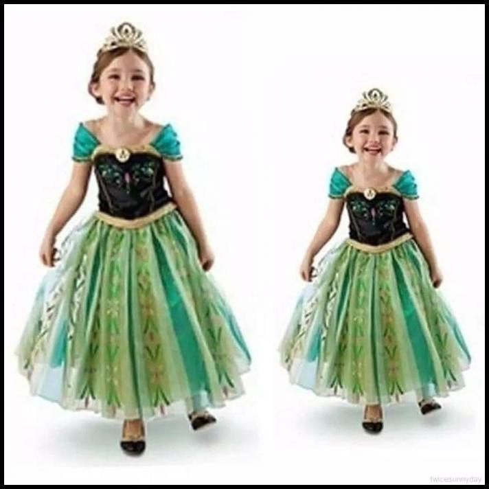 Vestido verde best sale anna frozen