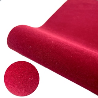 Terciopelo Adhesivo ( Flocado ) Rojo