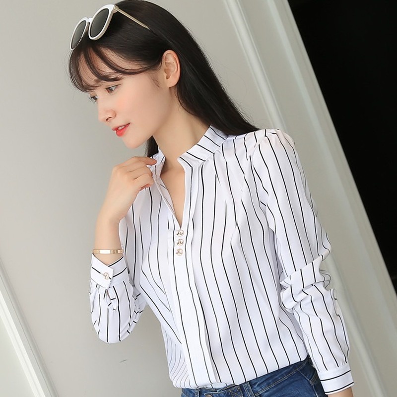 Camisas a rayas para mujer hotsell