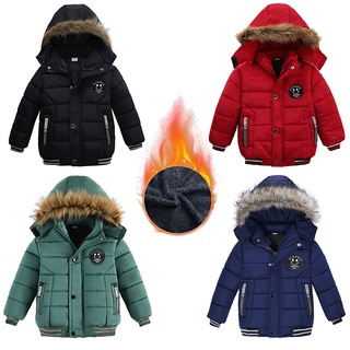 Chaquetas de invierno para niños, abrigo de moda para adolescentes, abrigo  cálido con capucha, abrigos para niños de 5, 6, 8, 10, 12 y 14 años -  AliExpress