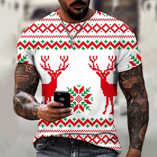Camisetas De Navidad Para Hombres 2022 Nuevas Tops Hip-hop Casual Outfit 3D  Impreso Playa Moda Caliente Lujo O Cuello Divertido Top | Shopee México