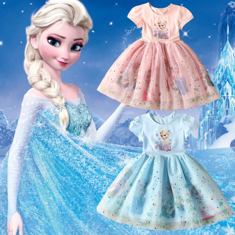 M s Nuevo Frozen Elsa Vestido De La Princesa Ni os Ni as Fancy