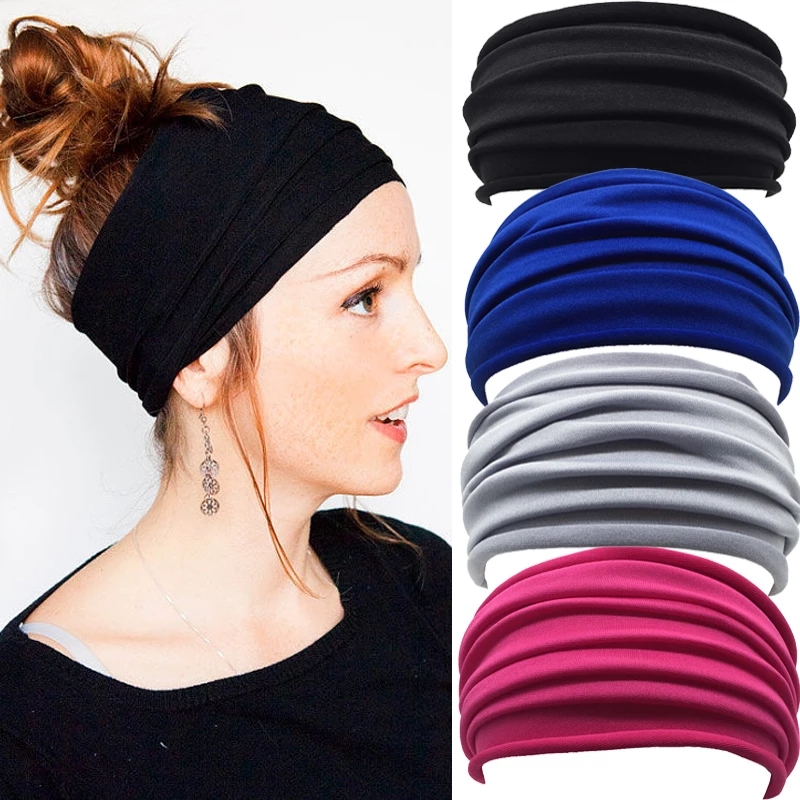 Diademas Elásticas Deportivas Yoga Gym Diadema Para Las Mujeres Banda Para La Cabeza Bandanas | Shopee México