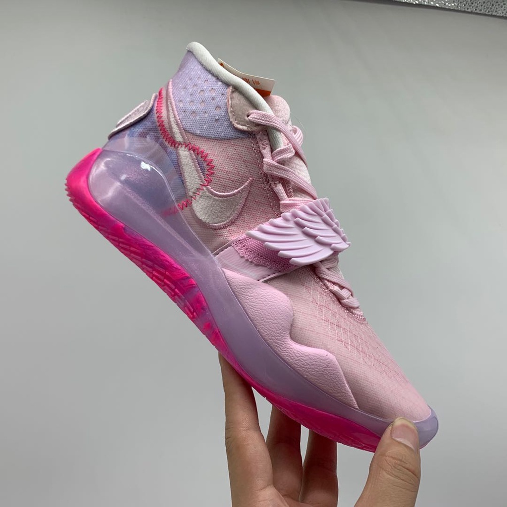 Ready stock KD 12 Kevin Durant Zapatos De Baloncesto Para Hombre Rosa