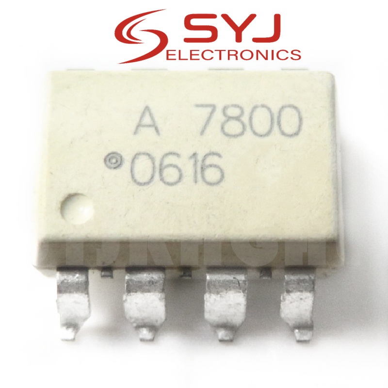 10PCS/LOT A7800 HCPL7800 HCPL-7800 SMD SOP-8 Optocoupler New Imported