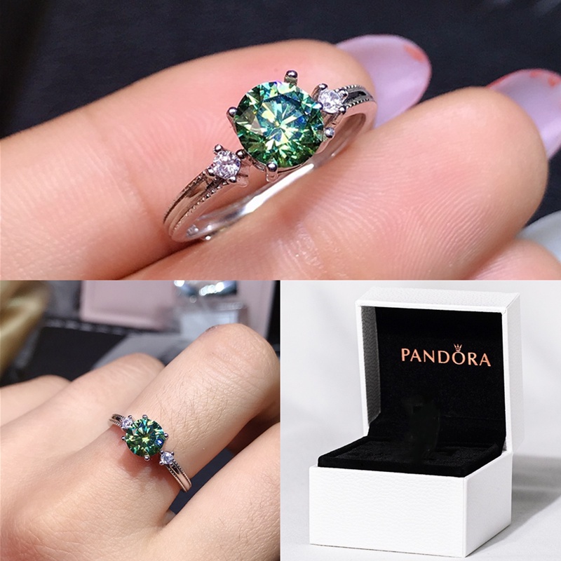 Pandora Anillo De La Joyer a Promesa Mujer 925 De Plata Boda