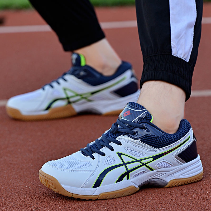 ASCS Zapatos De Voleibol Hombres Mujeres Profesionales Tenis Badminton Antideslizante Absorcion De Golpes Transpirable Deportivos De Competicion Entrenamiento Shopee Mexico