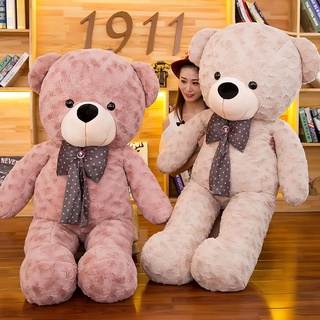 Osos de peluche grandes y suaves, juguete de peluche con bufanda de 80cm y  100cm, osos grandes bonitos para niños, almohada gigante, muñecas, regalo  de novia