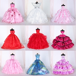 DIY 30 Cm Barbie Princesa Mu eca Vestir Vestido Accesorios De