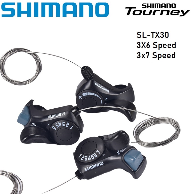 Juego De Palanca De Cambio Shimano TOURNEY SL TX30 De 3 6 7 18 21 Velocidades MTB