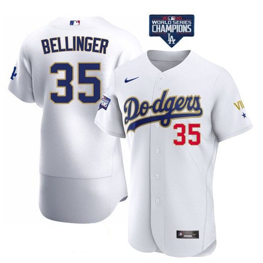 Camiseta deportiva Cody Bellinger #35 de los Dodgers de Los Ángeles azul  majestic para hombre 2XL alta