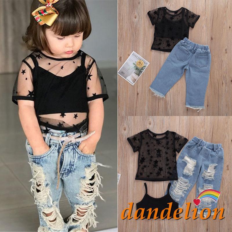 Traje de ropa de bebé niña de 1 año - Tops y pantalones para niñas