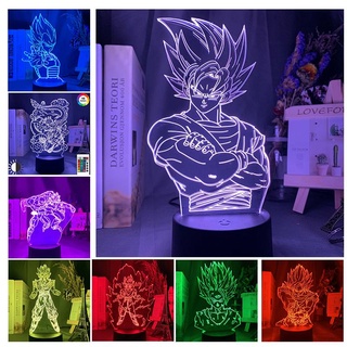 Lámpara Dragon Ball, Lámpara Goku, Lámpara Anime, Lámpara de mesa, Lámpara  de escritorio, Lámpara personalizada, Goku, Vegeta -  México