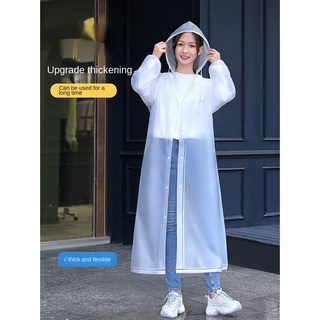 Chubasquero impermeable para mujer, de cuerpo completo traje largo,  impermeable, para montar en bicicleta eléctrica, reflectante