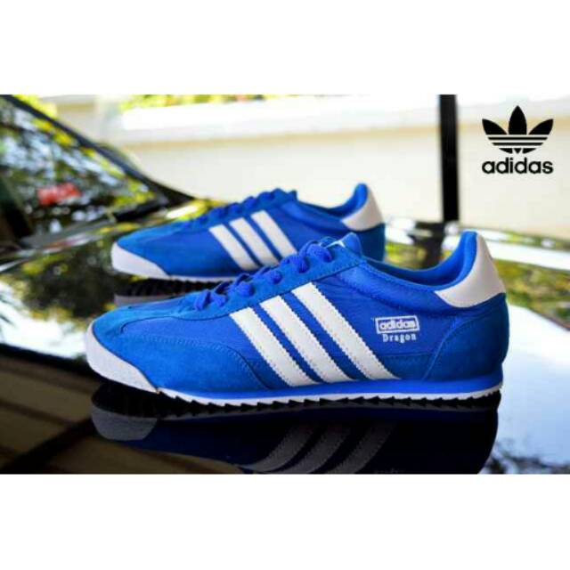 Adidas DRAGON azul zapatillas de deporte/zapatos de jogging hombres mujeres | Shopee México