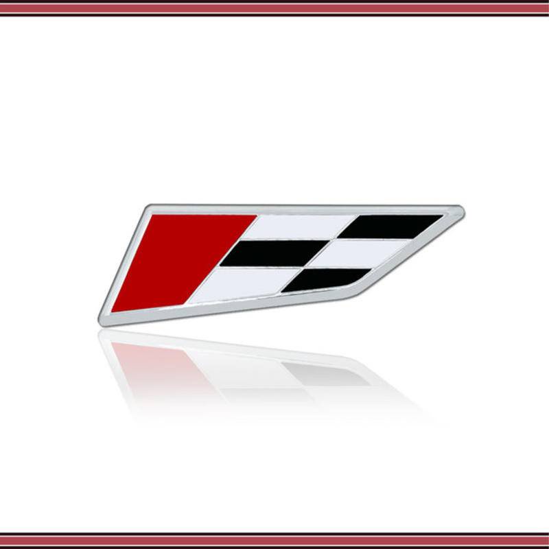 Emblema Parrilla Delantera Civic SI - Logo 3D Carreras Rojo