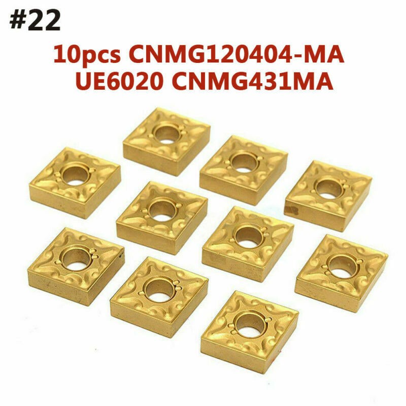 EsportsMJJ 10 Pezzi Inserti In Carburo RPMW1003M0 VP15TF - Per Portautensili EMR-5R25-C20-150, Lavorazione Acciaio E Ghisa - 4