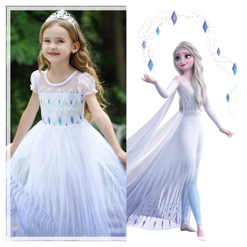 Vestidos para niña de 3 años de frozen hot sale