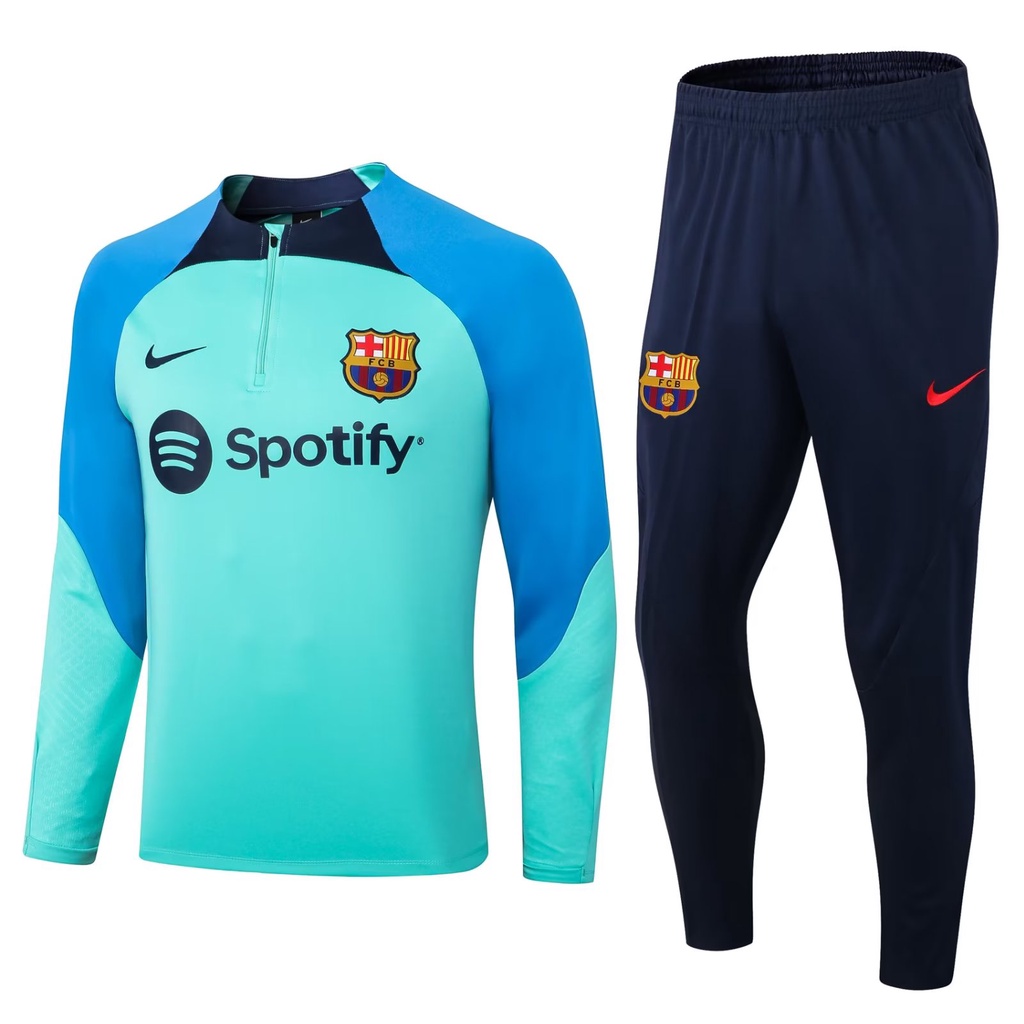 Fracaso Ambigüedad izquierda Barcelona 2022/2023 Nueva Ropa De Entrenamiento De Fútbol De Manga Larga  Deportiva De Los Hombres Verde Claro Jogging Conjunto + Pantalones  Deportivos | Shopee México